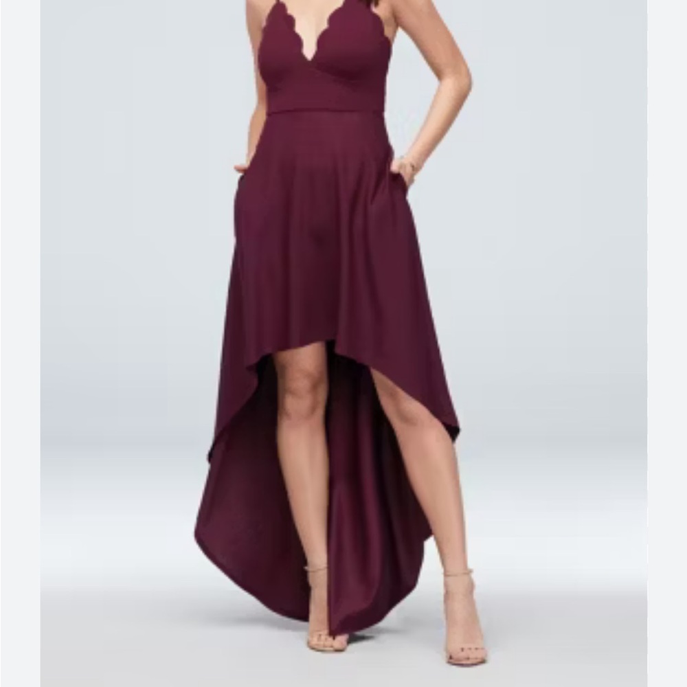 David’s Bridal Hi Low Dress. New with tags. size 8
